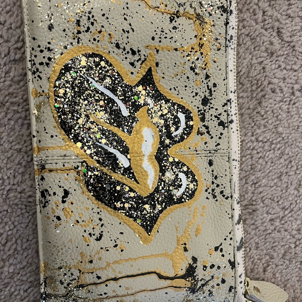 Custom made Rolling Stones cross body bag